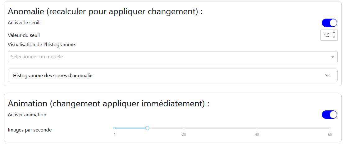 Settings Page - System Anomaly Detection
